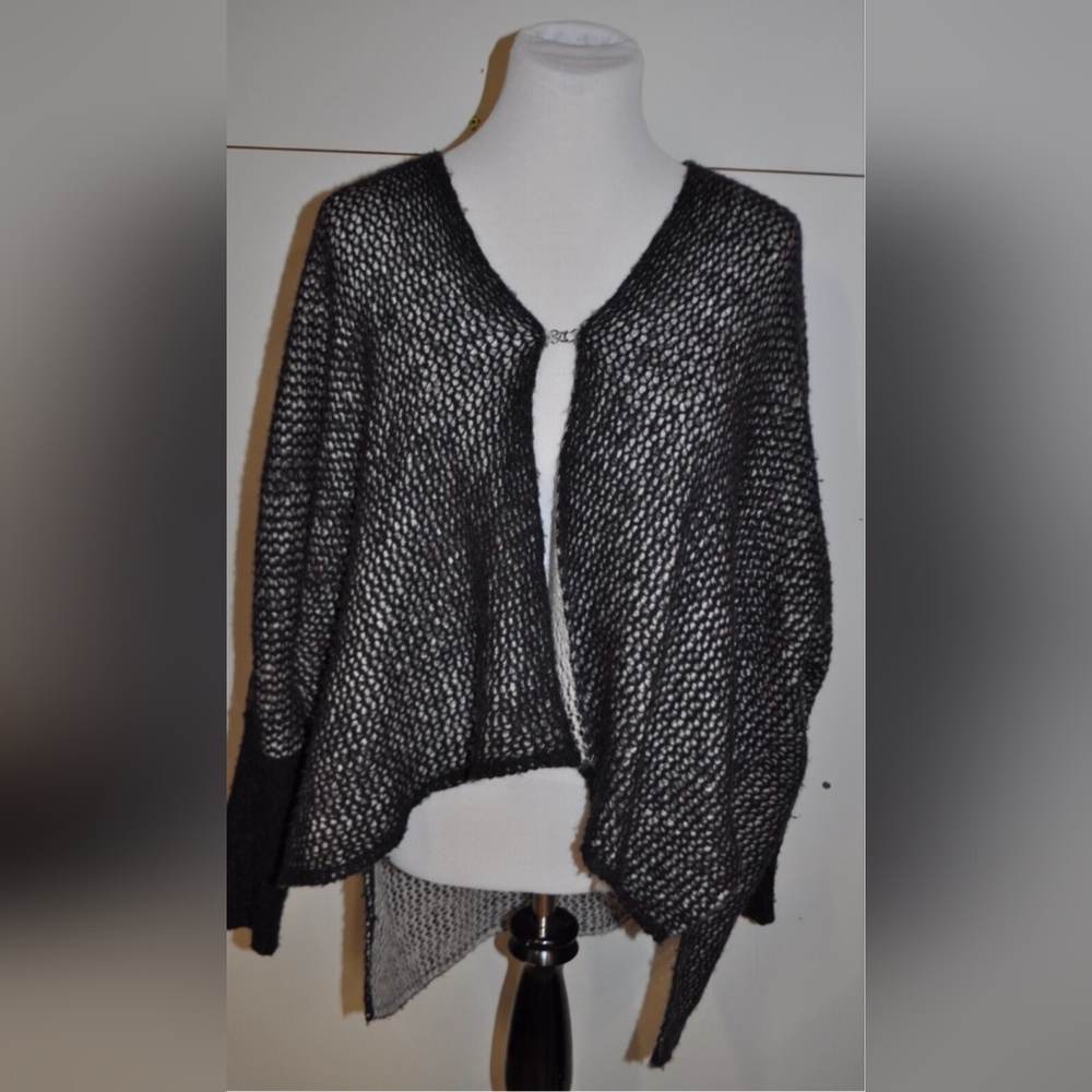FREE PEOPLE Cardigan Knit Lace Inserts